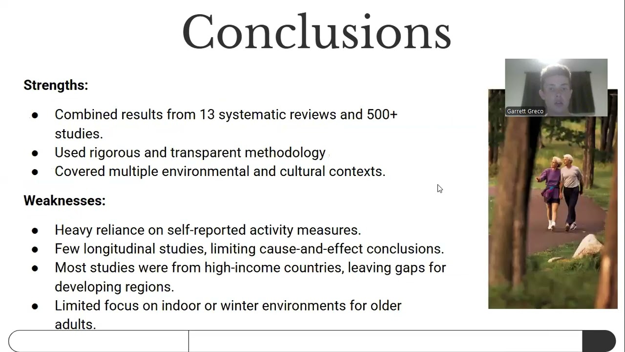 Greco, Garrett, Physical Activity Levels Ages 60+ US