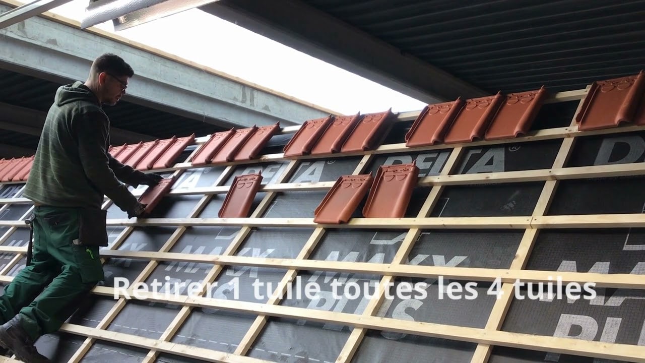 N&deg;42 Tra&ccedil;age chantier tuile