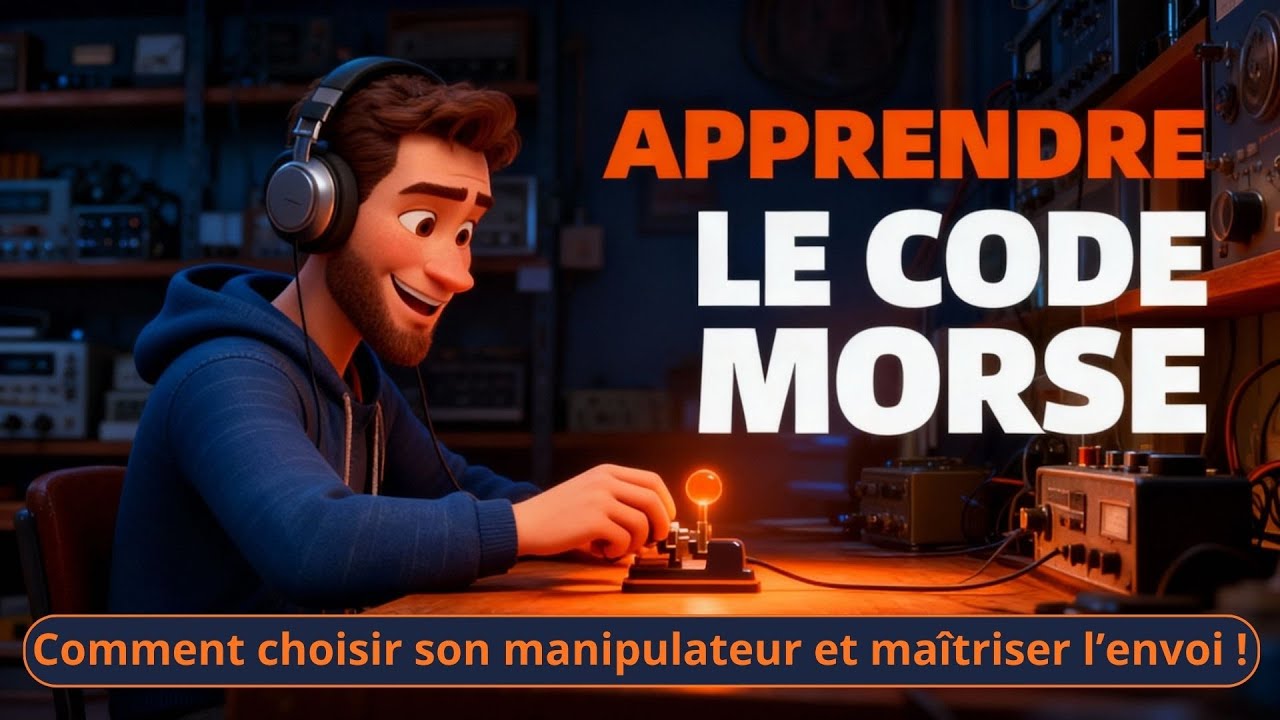Code Morse d&eacute;butants : comment choisir son manipulateur et ma&icirc;triser l&rsquo;envoi !