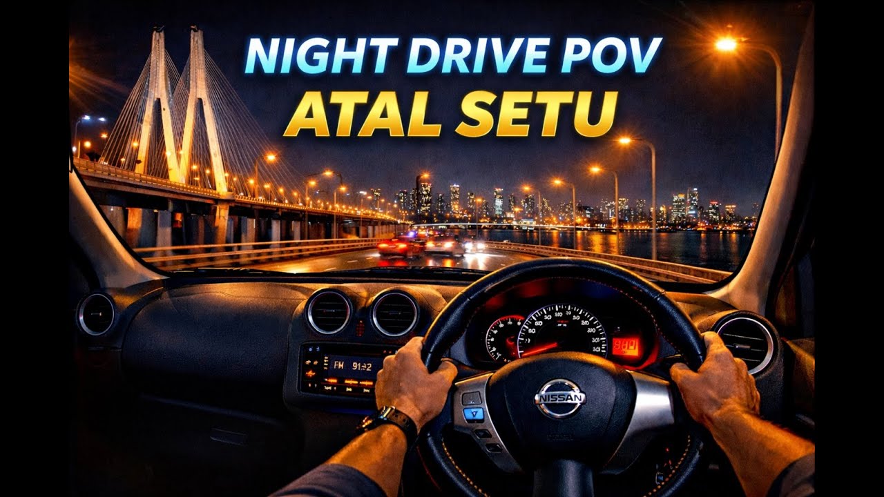 Night Drive POV | Atal Setu to Colaba via Eastern freeway