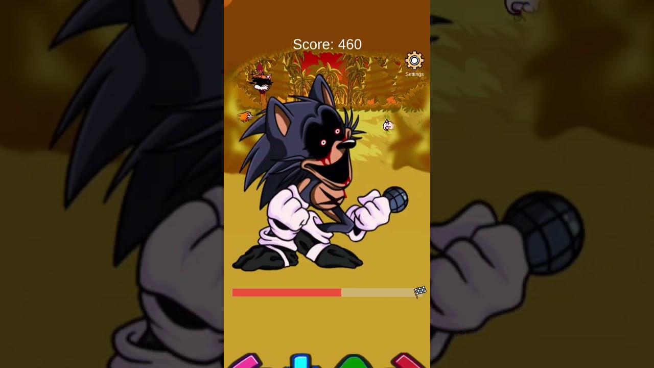 Sonic exe fnf you can't run #fnfanimation #fnf