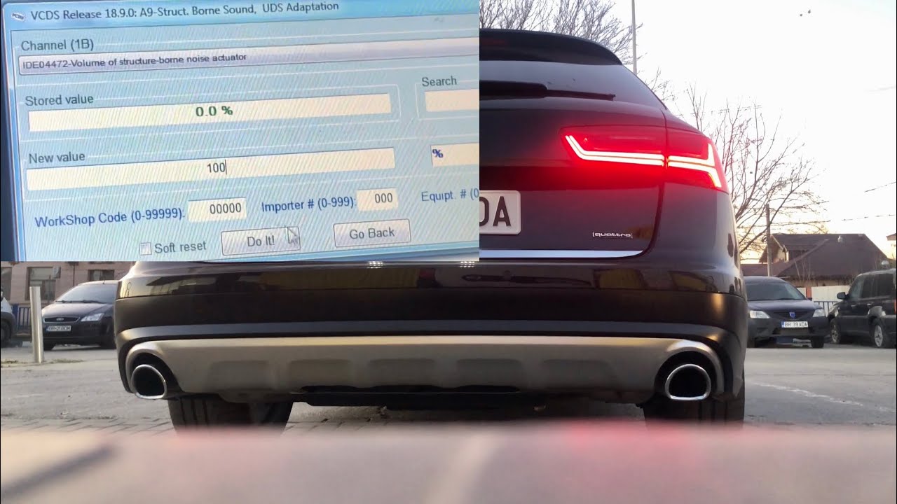 Audi A6 allroad 3.0 BiTDI - VCDS - Soundaktor Disable and Enable, Sound Before and After