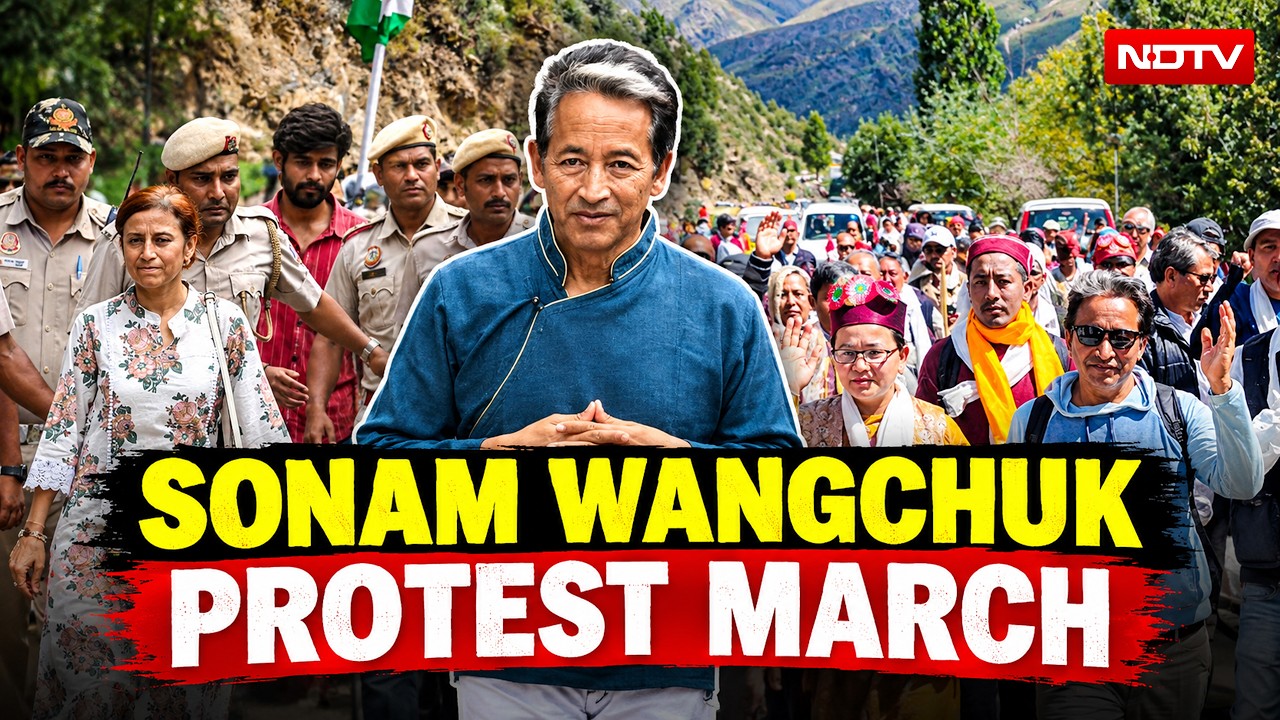 Sonam Wangchuk LIVE | Sonam Wangchuk Protest March LIVE | Sonam Wangchuk Padyatra In Leh | Ladakh