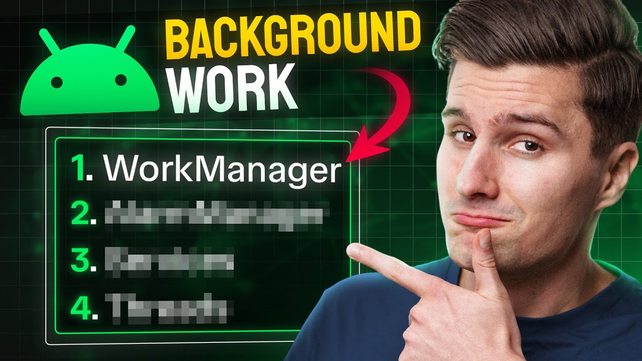 All 4 Types of Background Work On Android Explained - Mobile System Design Basics