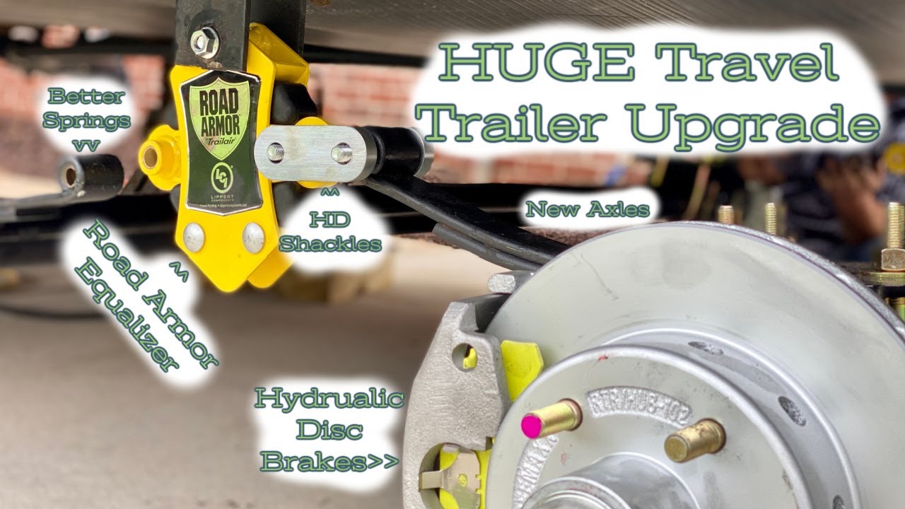 INSANE RV Upgrade: Disc Brakes, Road Armor EQ, HD Shackles, Wet Bolts, Springs, Axles!!