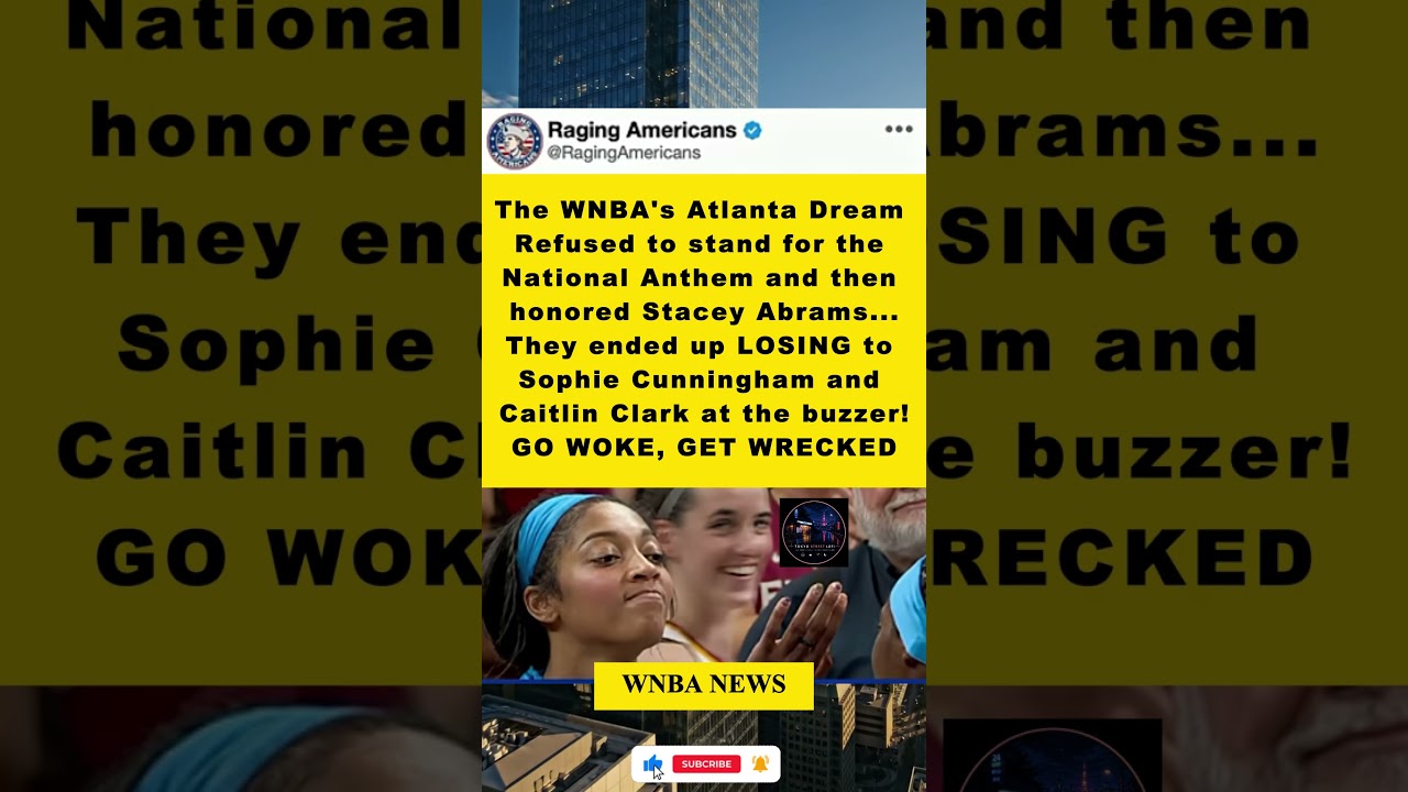 Atlanta Dream Refuse to Stand for Anthem😳#shorts