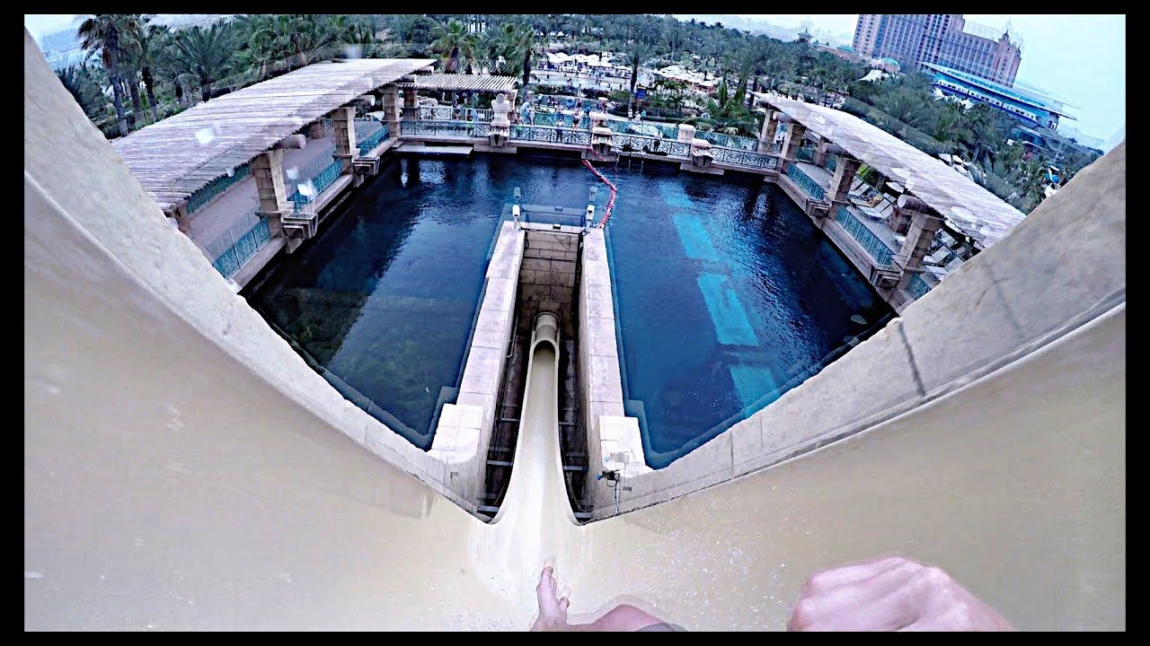 Leap Of Faith POV | Atlantis Aquaventure Waterpark Dubai
