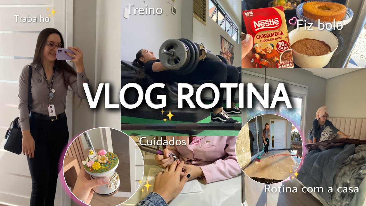 DAILY VLOG | MINHA ROTINA 6 a.m TREINO, TRABALHO FORA, RECEITA FAXINA e CUIDADOS COM A CASA✨