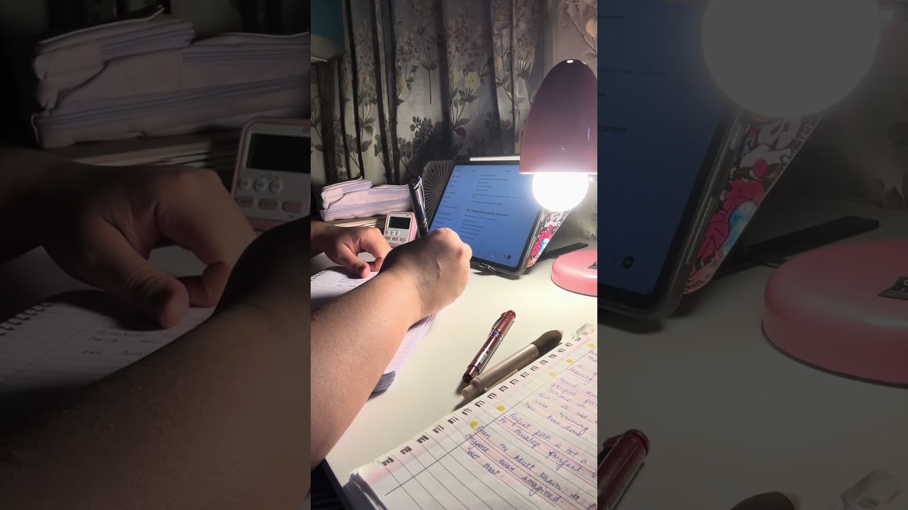 1 HR STUDY WITH ME | RAIN SOUNDS| NIGHT TIME