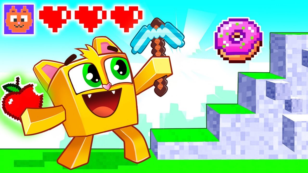 Playing in Minecraft World | Funny Song For Kids & Nursery Rhymes | Toonzey Songs