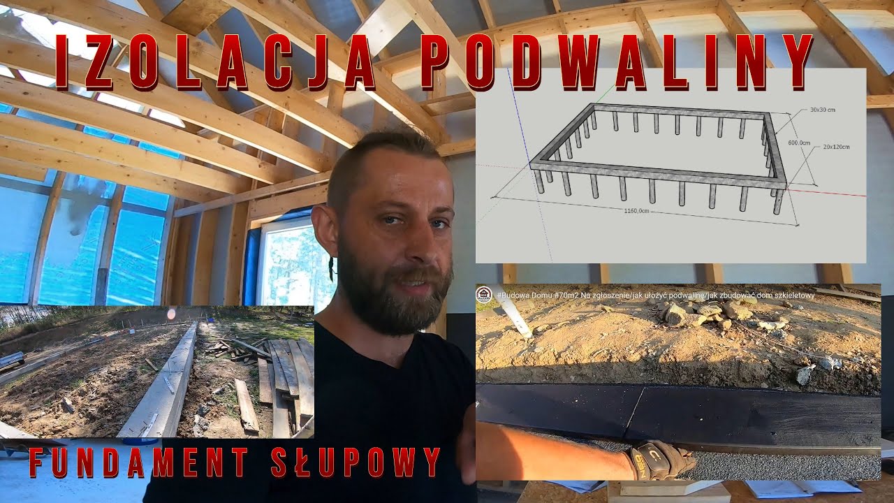 Tani #Dom Szkieletowy jak zaizolować podwalinę jak mocować siany szkieletowe do fundamentu