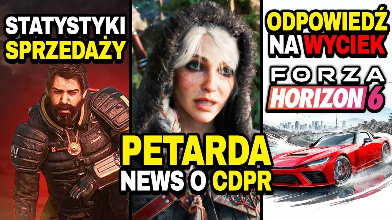 Świetny News o CD PROJEKT RED &mdash; Tw&oacute;rcy Forzy Horizon 6 ODPOWIADAJĄ Na Wyciek &mdash; Sprzedaż Sarosa