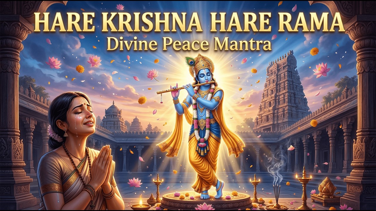 Hare Krishna Hare Rama Mahamantra | Best ISKCON Kirtan | Krishna Bhajan for Peace & Meditation