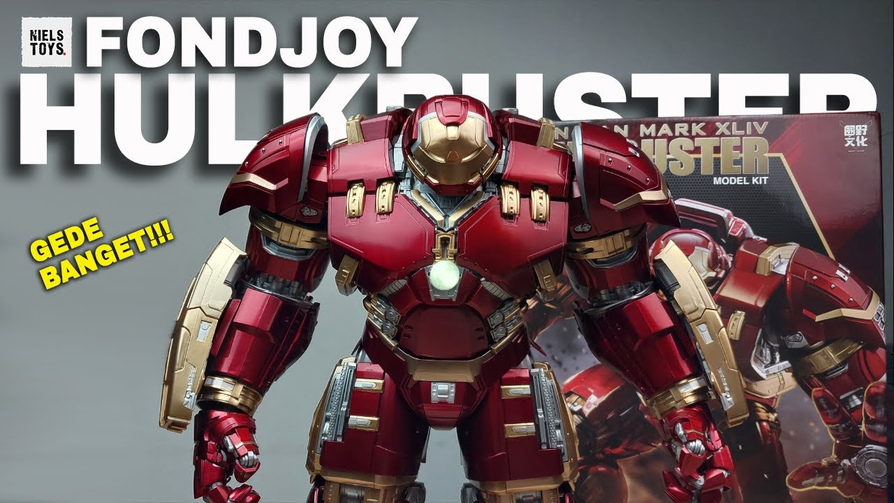 MENARIK! FONDJOY HULKBUSTER INFINITY SAGA MODEL KIT REVIEW IRON MAN MARK 44