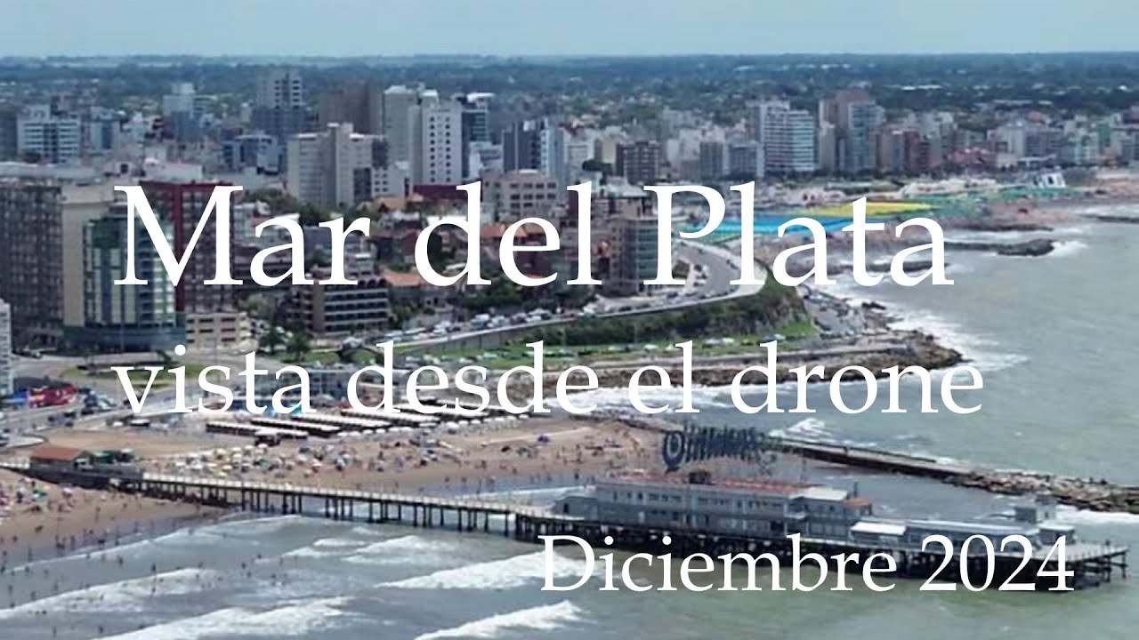 MAR DEL PLATA VISTA DESDE EL DRONE