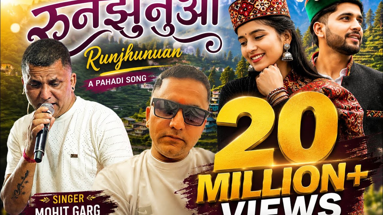 Latest Pahadi Song(रुनझुनुआं) Runjhunuan Mohit Garg !! Saarang Studio Production.||FRONTLINE FILMS||