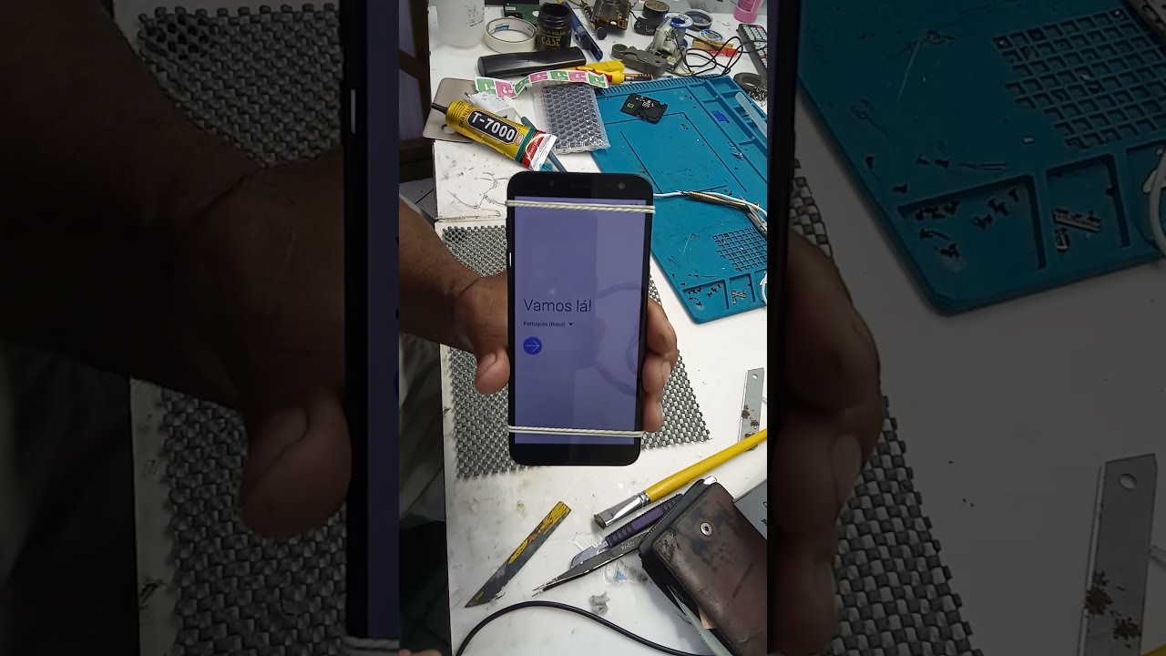 celular trocou a tela ficou com ponto branco na tela