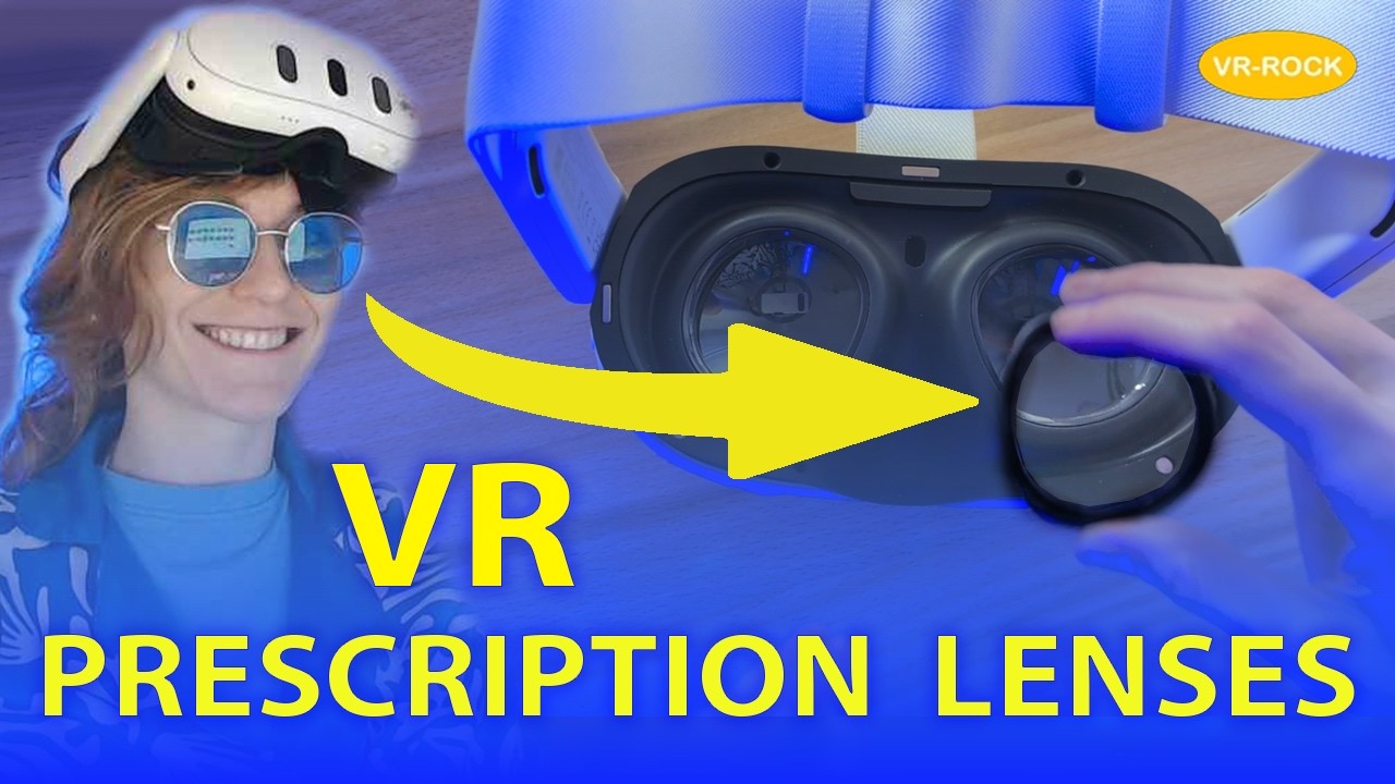 VR Prescription Lenses (Quest 3) | VR Rock #vrrock #virtualreality 