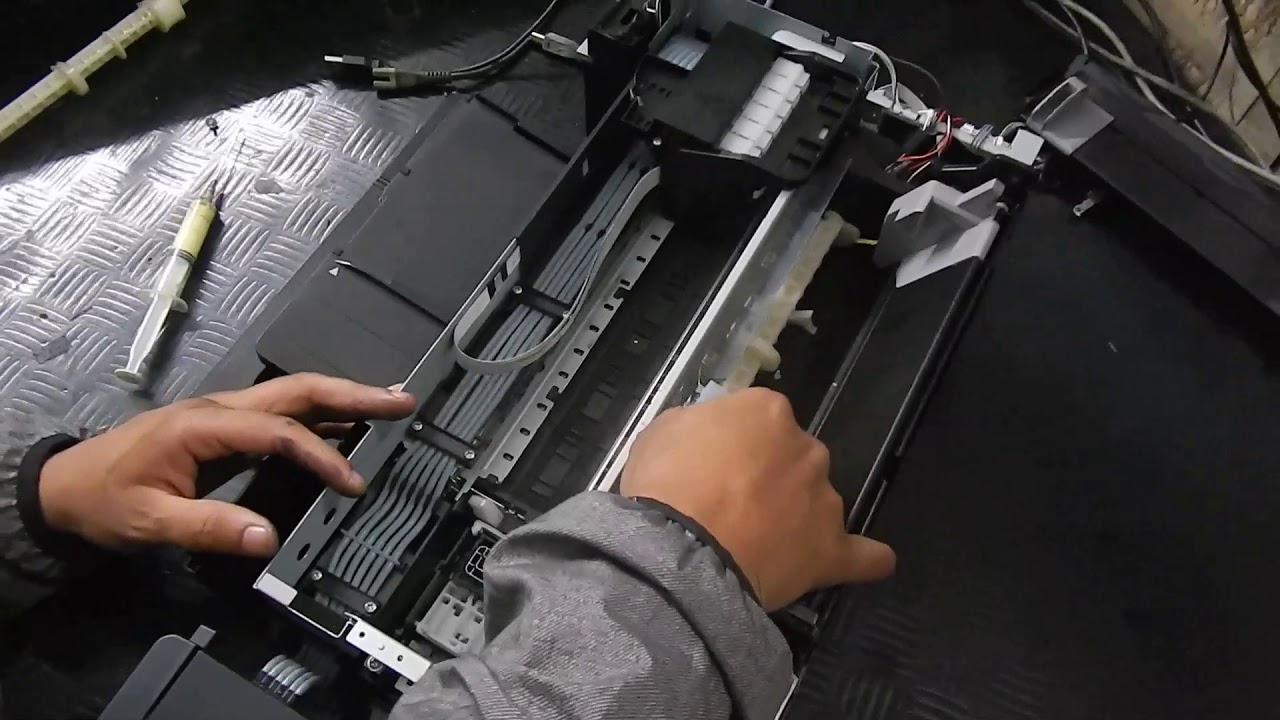 Manutenção L805 Não Puxa Folha .