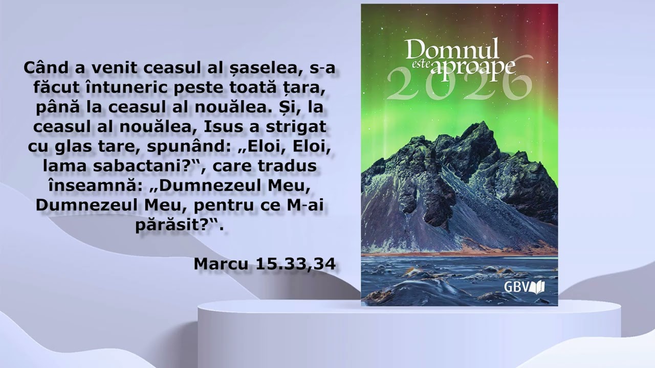 Eloi, Eloi, lama sabactani? - duminică, 1 martie