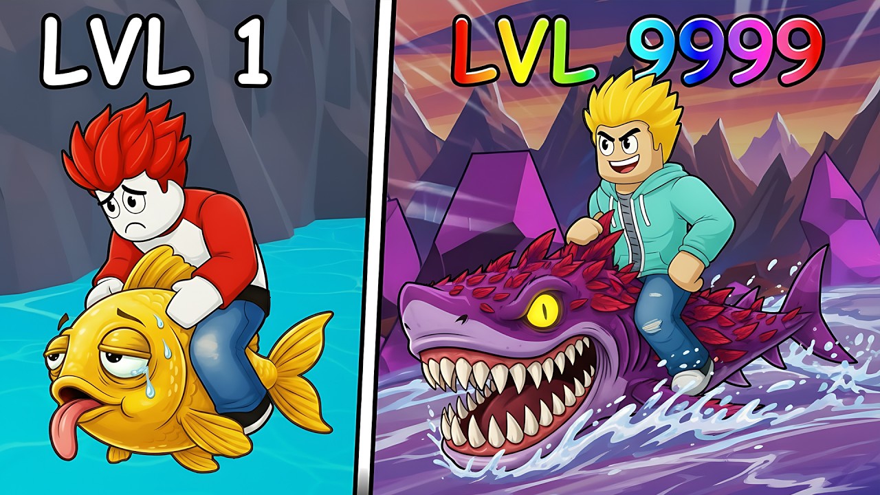 I Trained My Fish to MAX SPEED in Roblox 🐟🐟