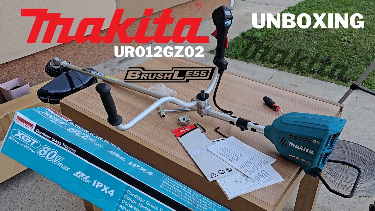 Makita UR012GZ02 40Vmax X2  Cordless Grass Trimmer XGT max / Akumulatorski trimer Makita  *UNBOXING*
