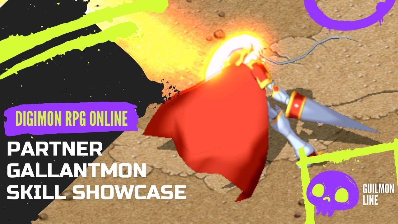 [DIGIMON RPG ONLINE] GUILMON - GALLANTMON LINE SKILL SHOWCASE