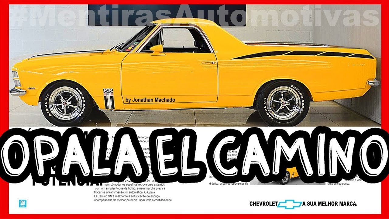 PHOTOSHOP Chevrolet Opala El Camino Pickup GM