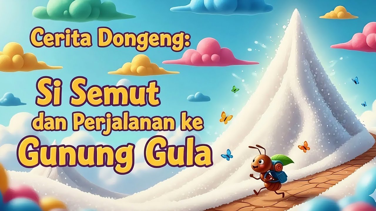 Perjalanan Semut kecil ke Gunung Gula || Dongeng Penuh Petualangan