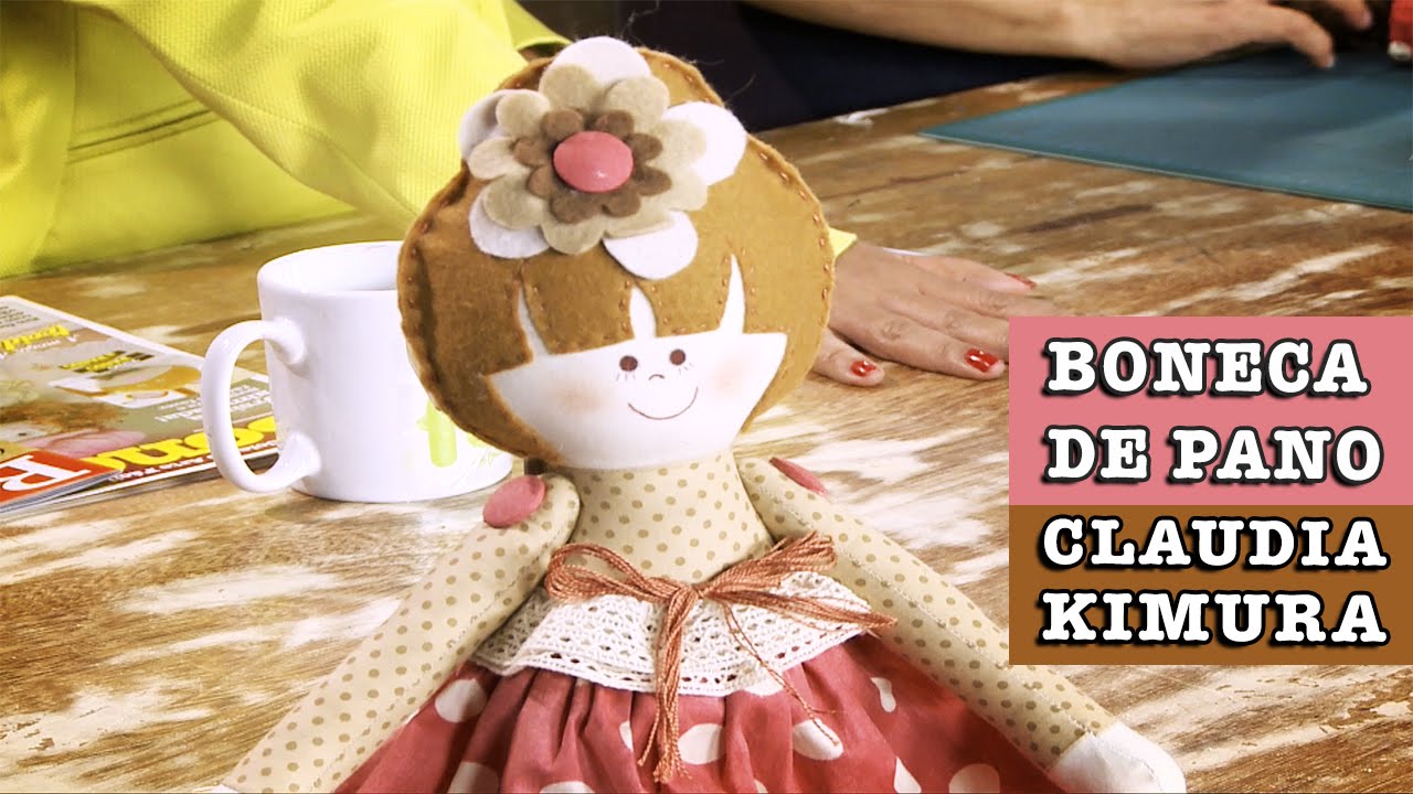 07/10/2014 - Boneca de pano Sofia (Claudia Kimura)