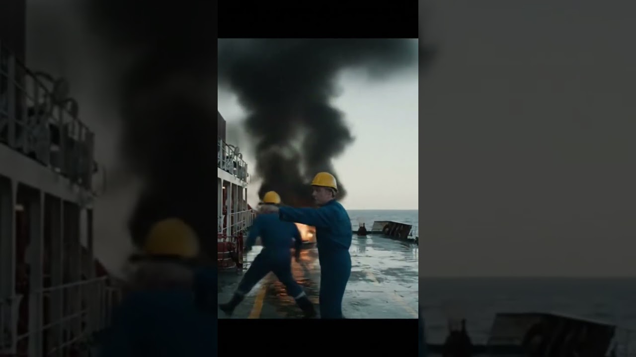🔥 Engine Failure Sparks Fire on Freight Ship!