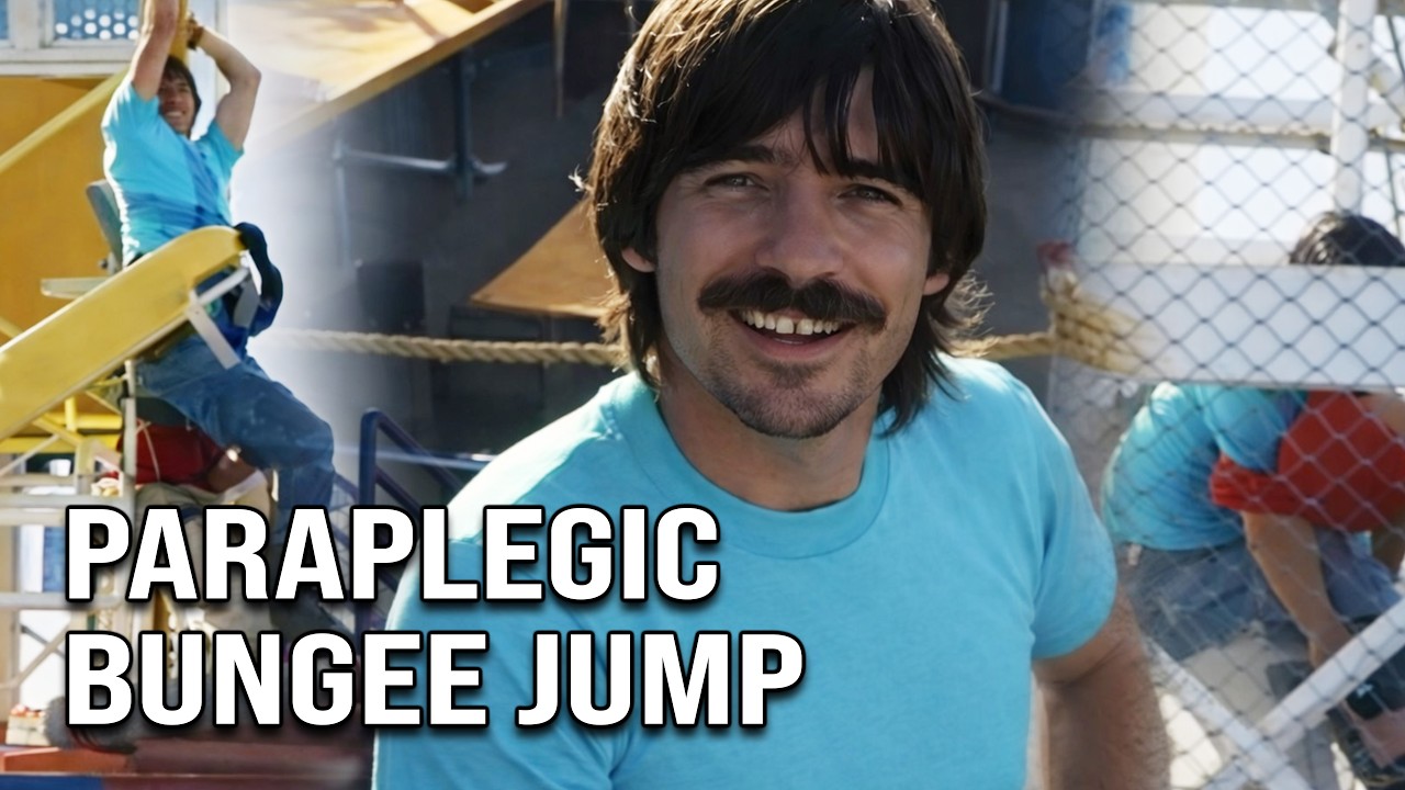Wheelchair Bungee Jump, Air Boingo 80-Foot Tower, 1990s Riverside