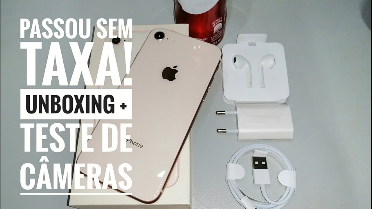 iPhone 8 do Aliexpress: UNBOXING E TESTE DE CÂMERAS do meu primeiro iPhone de lá