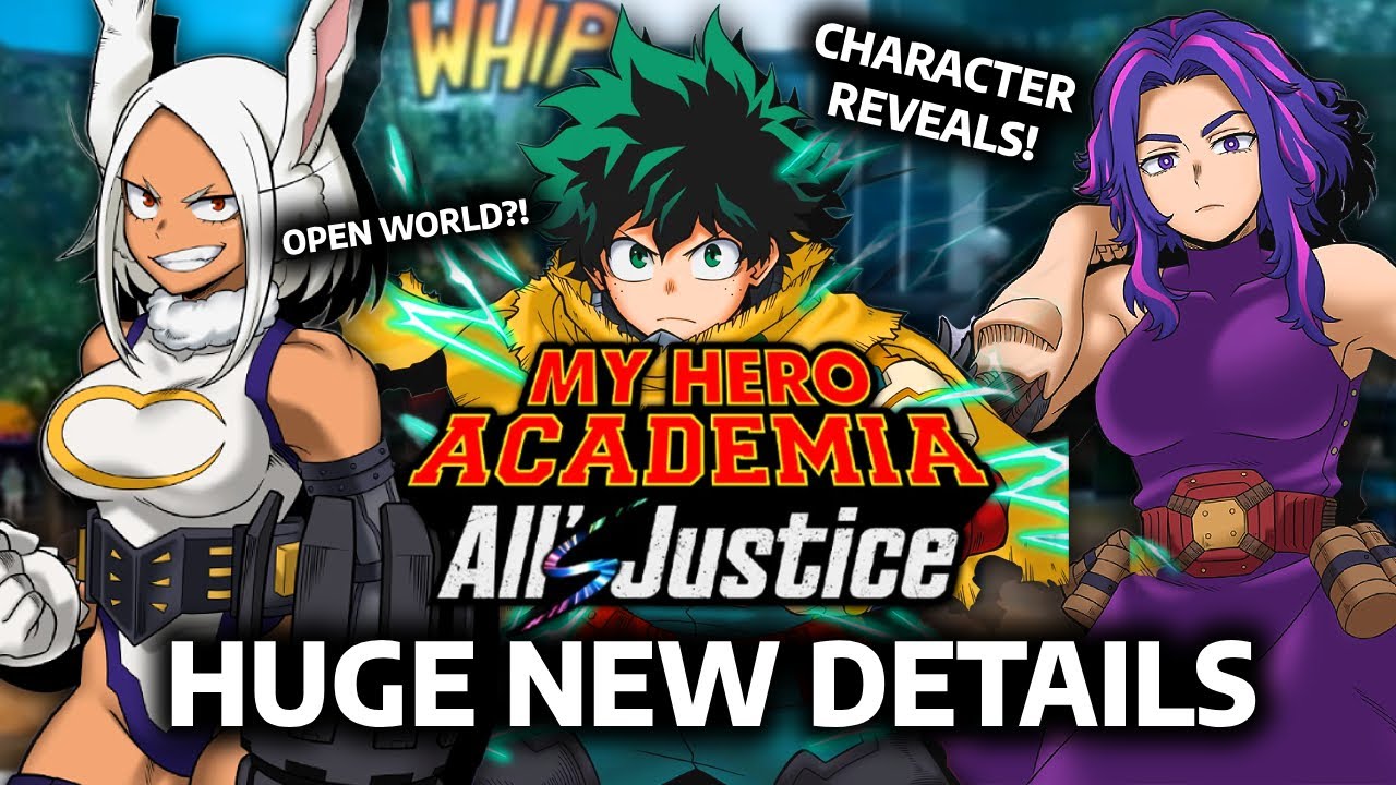 My Hero Academia: All's Justice HUGE NEW Details - Story Mode Open World, New Characters, DLC Pass
