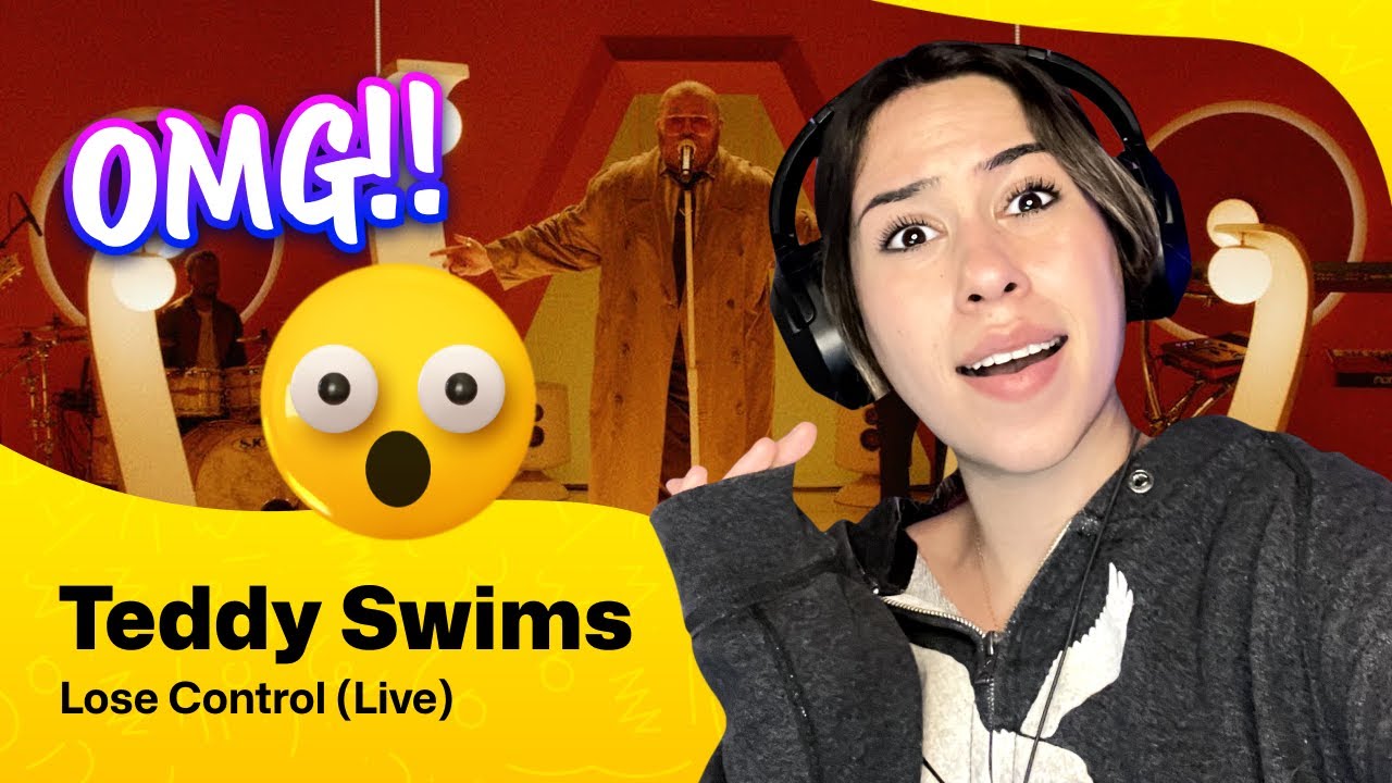 Reaction ▷ Teddy Swims - Teddy Swims - Lose Control (Live)