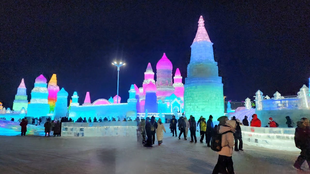 CHINA - DAY 6- HARBIN Part 2 - SNOW and ICE Festival 