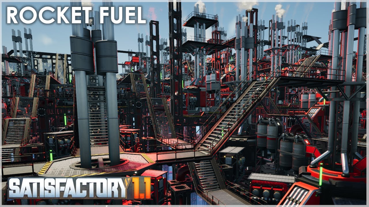 Генераторы ракетного топлива запущены. Прохождение Satisfactory 1.1.