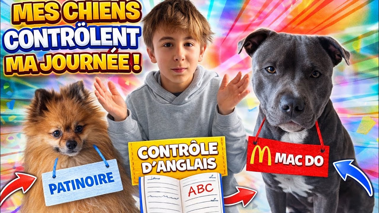 MES CHIENS CONTRÔLENT MA JOURNÉE 😱
