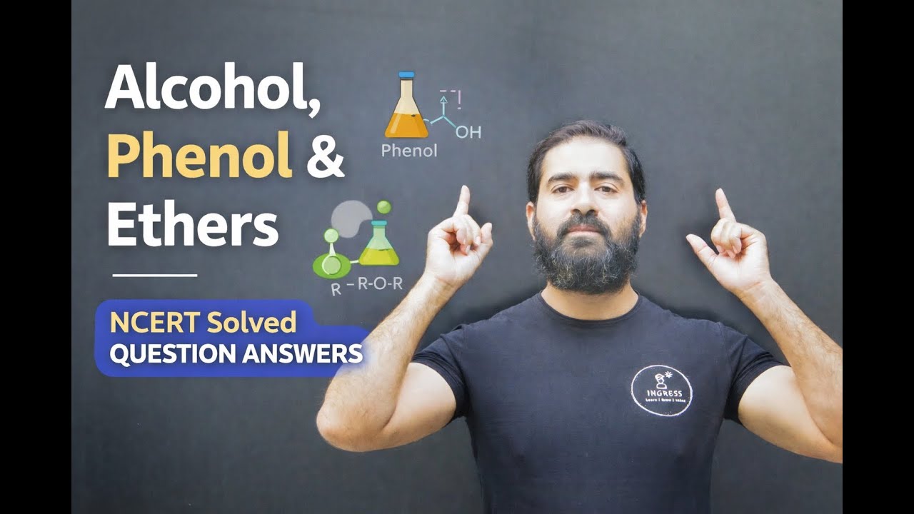 Alcohols Phenols & Ethers Solved NCERT Solved Q& A|| Chemistry|| Class 12||