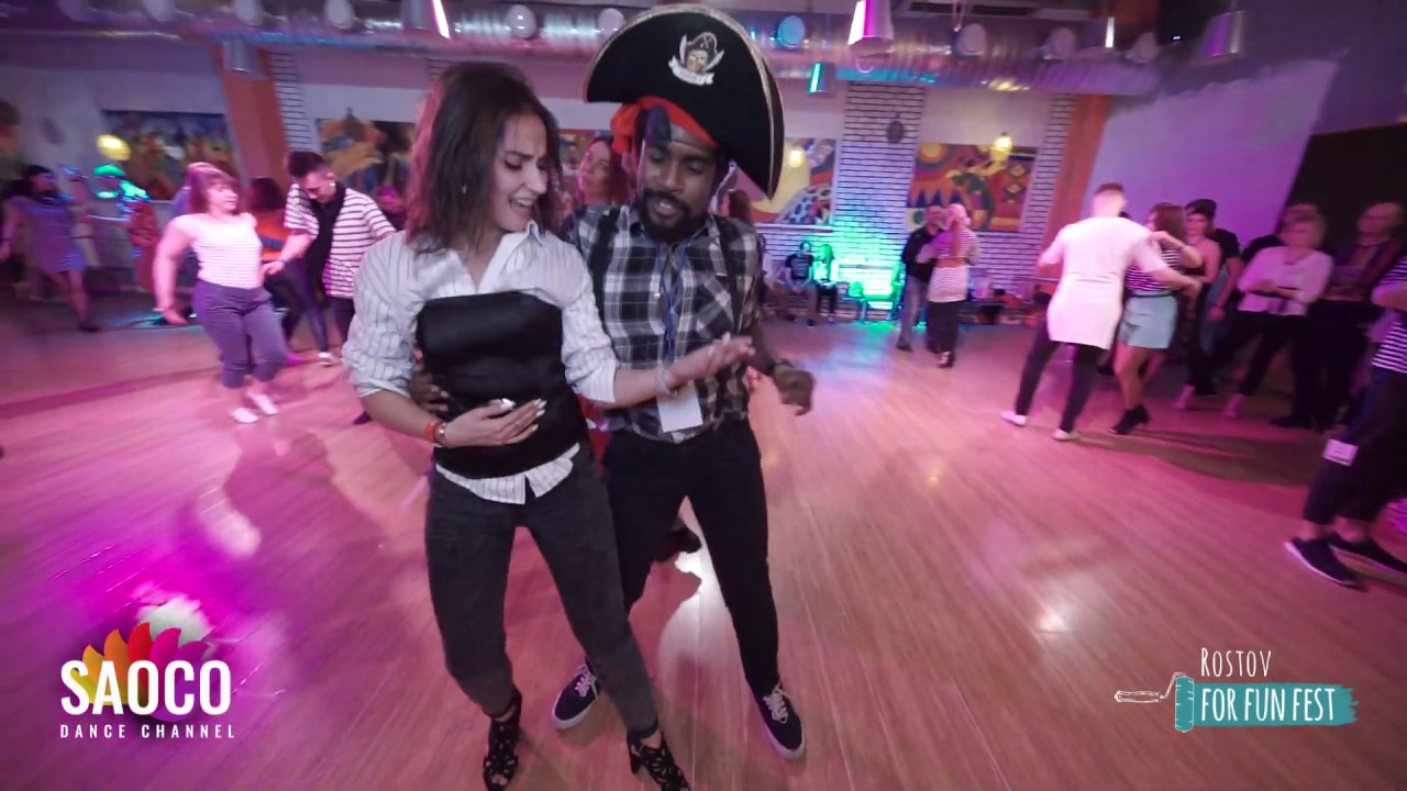 Mambo Brown and Olga Kryachko Salsa Dancing at Rostov For Fun Fest (Russia), Friday 01.11.2019