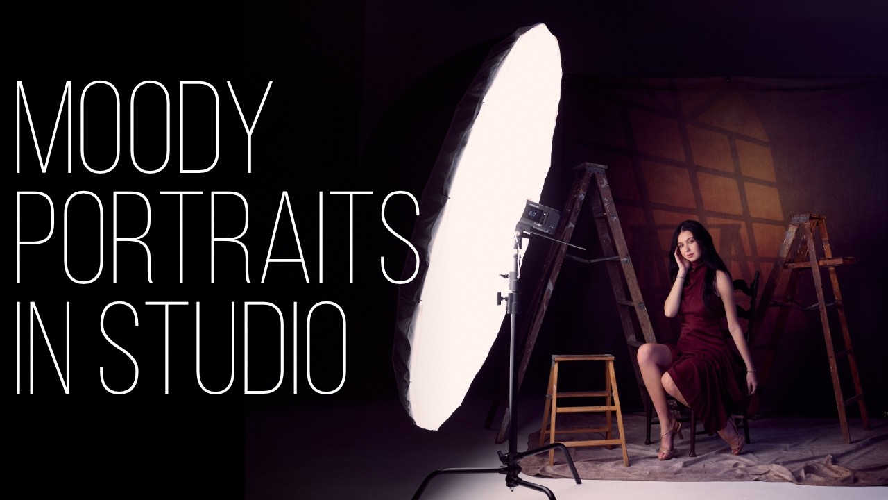 Creating Moody Portraits | Studio Lighting Breakdown