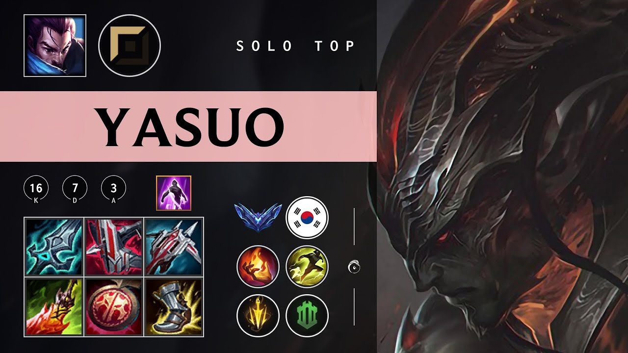 Yasuo Top vs Zaahen - KR Diamond Patch 26.03