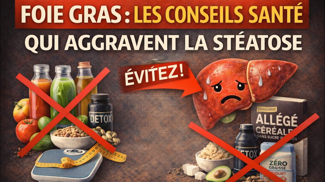 Les conseils “santé” qui aggravent la stéatose (sans que vous le sachiez)