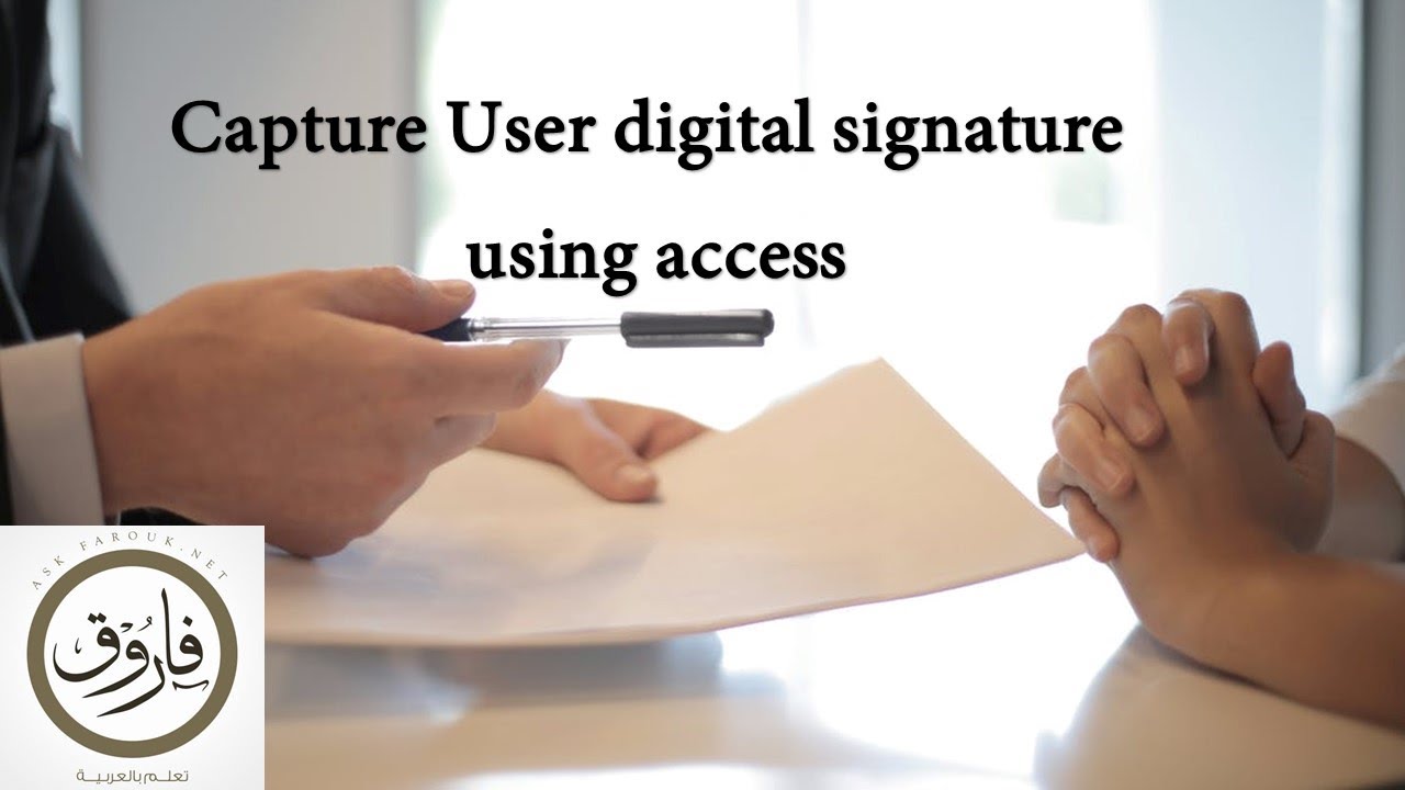 Get User Signature using access VBA