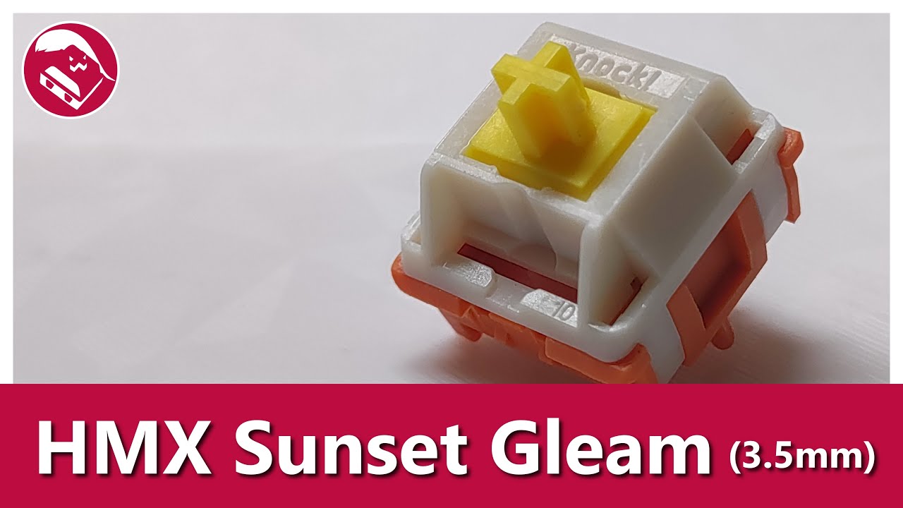 Quack. | HMX Sunset Gleam V1 3.5mm linear switch sound test review