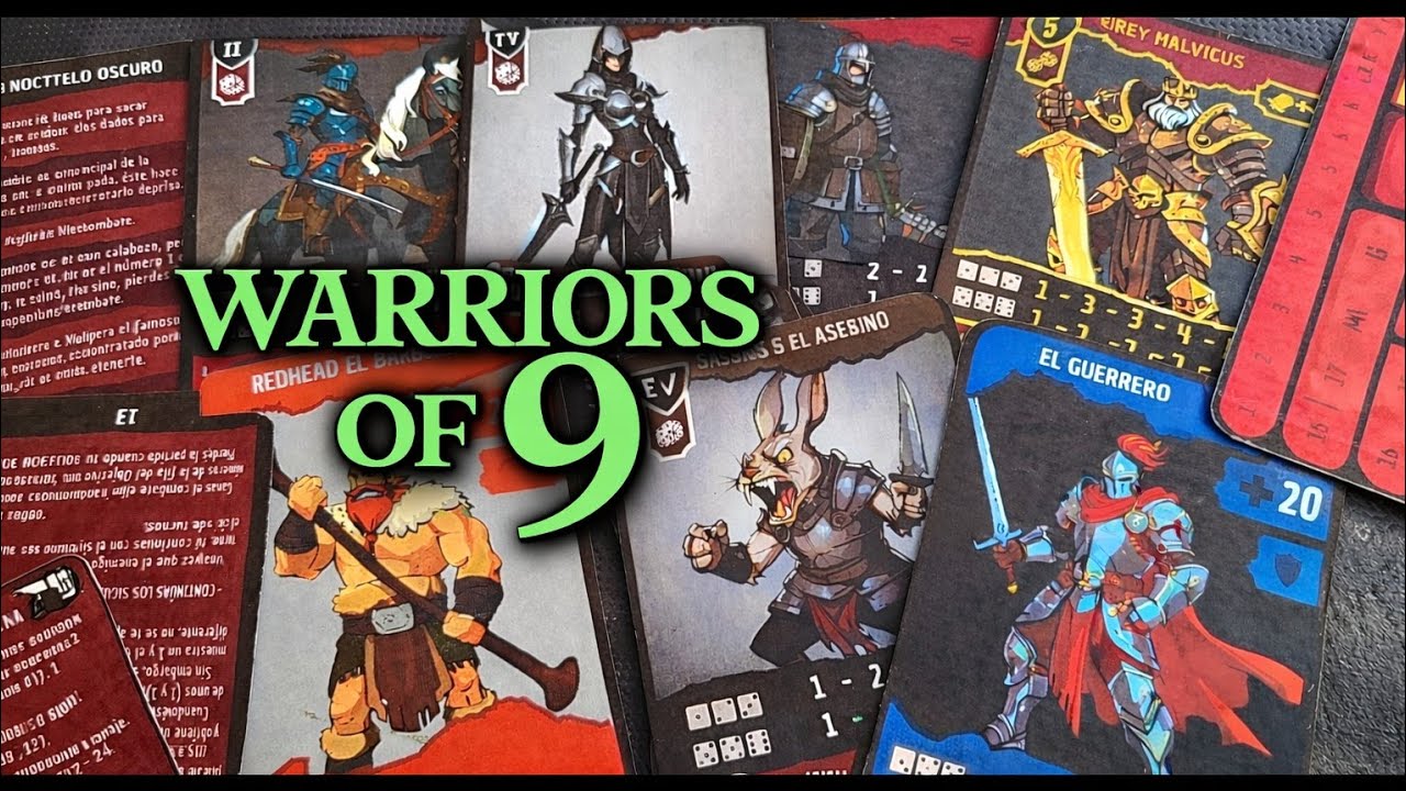 WARRIORS OF 9 | PARTIDA Y RESEÑA DE PRINT AND PLAY