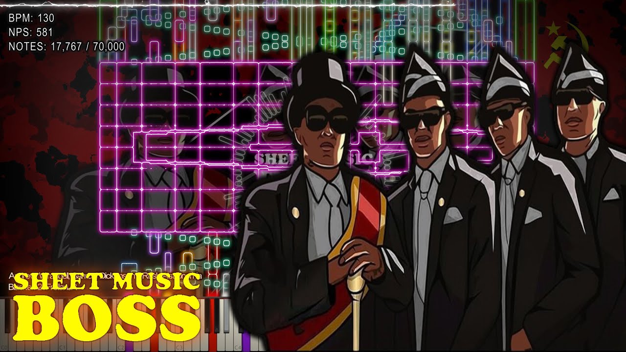 『Black MIDI / Synthesia Visual』 Andrew Wrangell, Samuel Dickenson - Rush Astronomia RIP COFFIN DANCE
