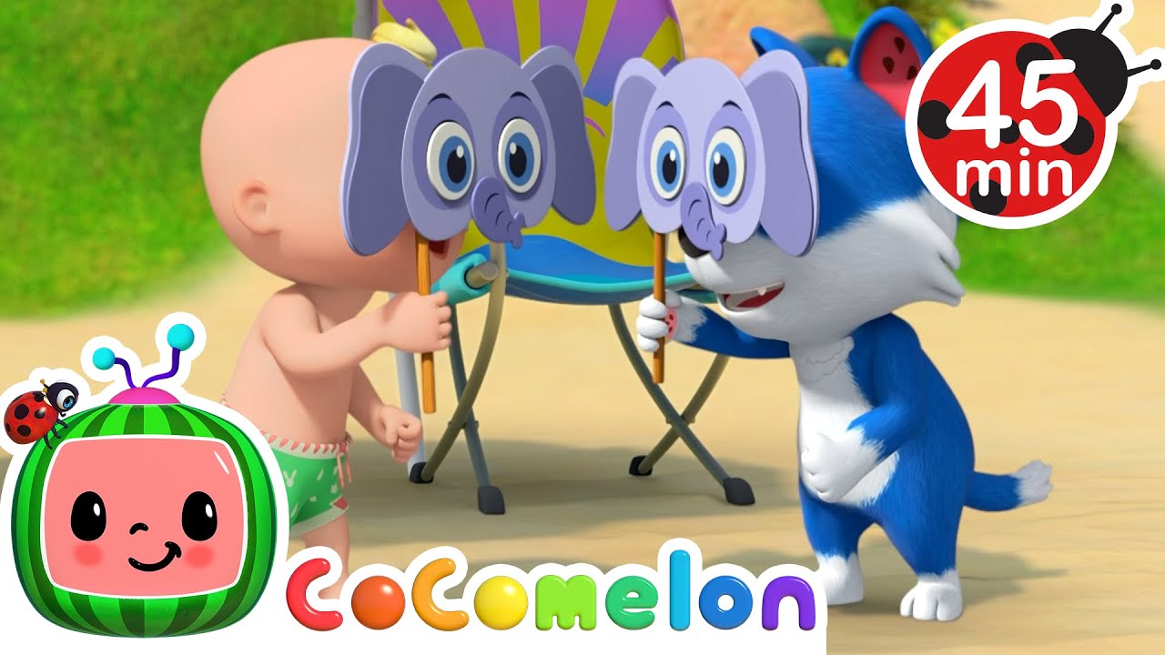 🐺Awesome Animal Playtime!🐘 | CoComelon - JJ's Animal Time | Moonbug Kids - Toys & Songs for Kids