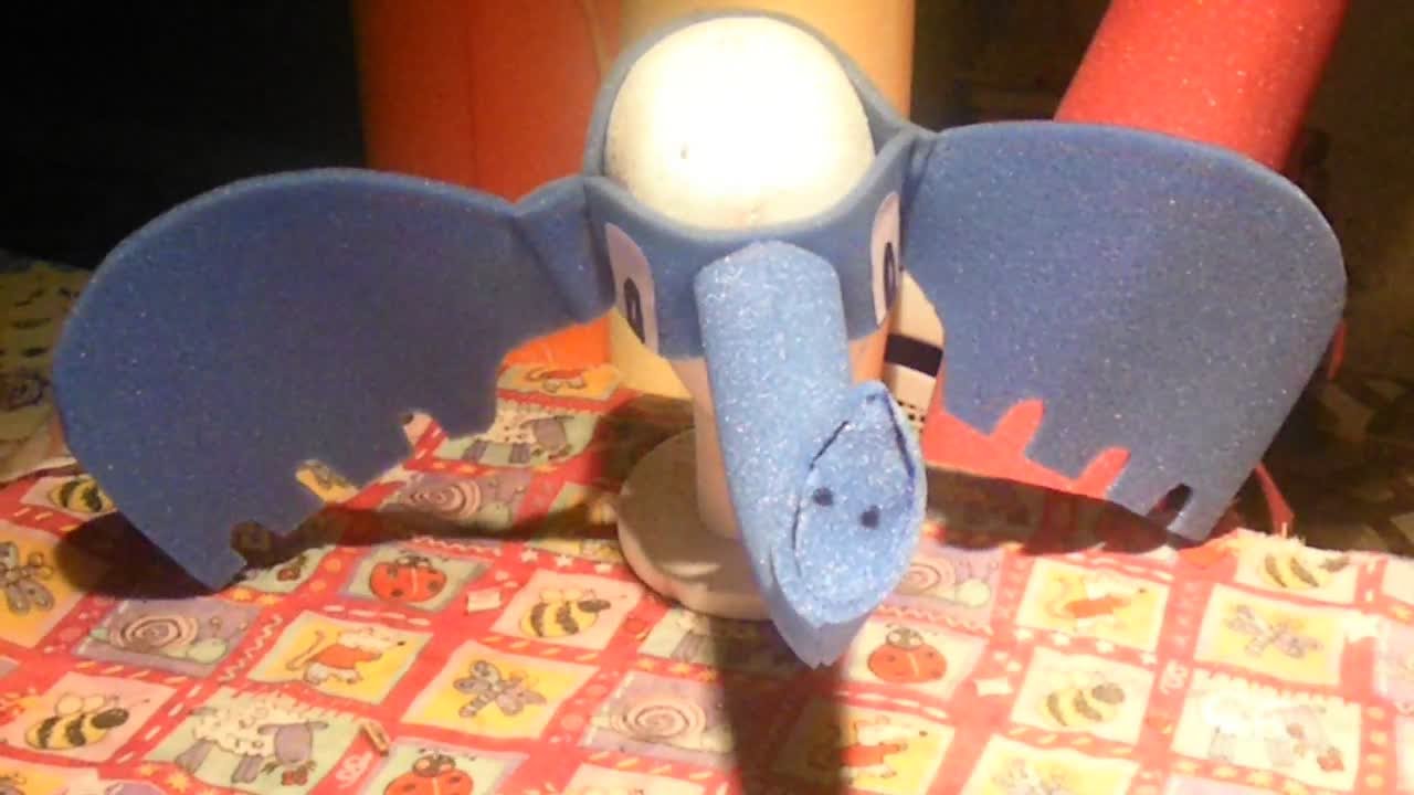 Como Hacer Gorro de Elefante de Goma Espuma