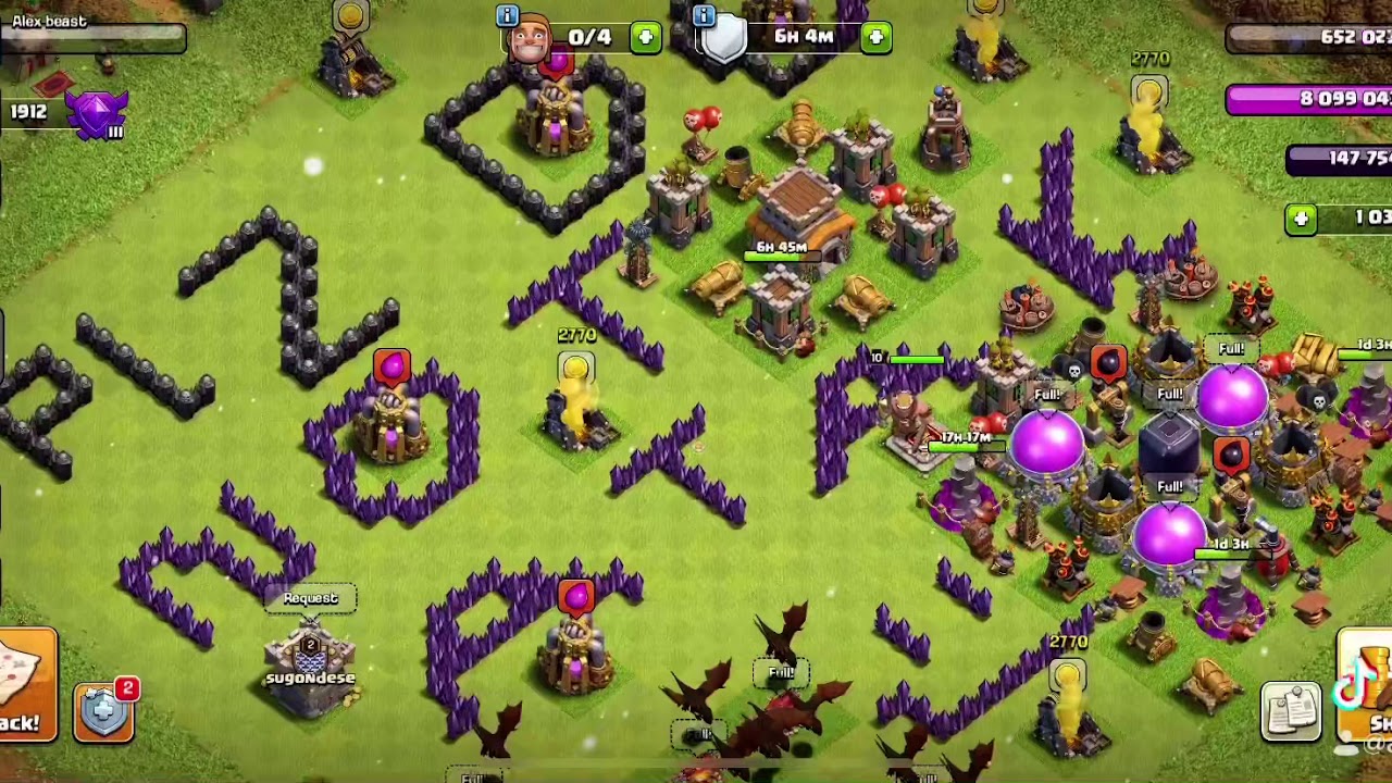 Best CoC th8 base EVER 2021